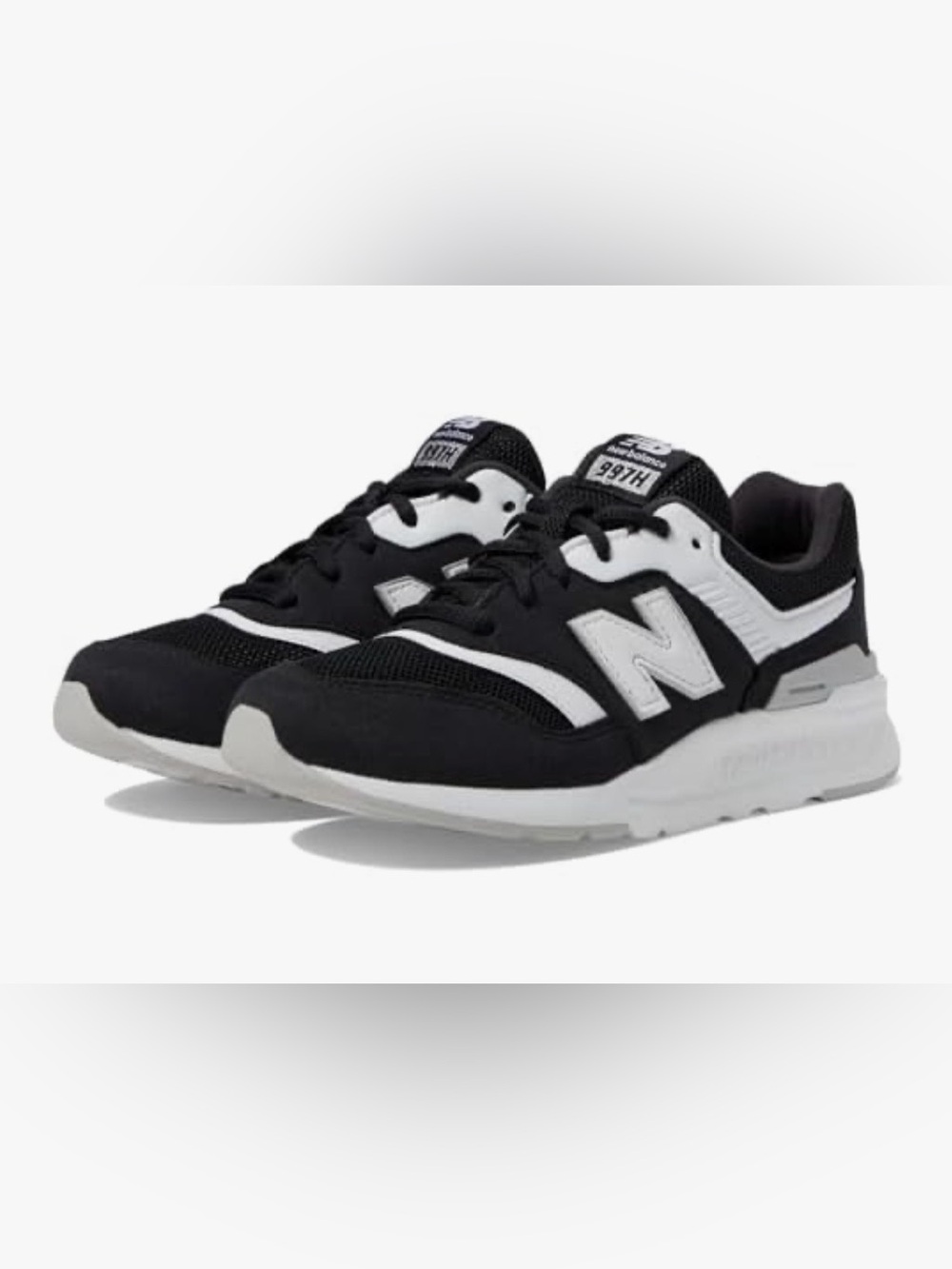 New Balance 997H Athletic Shoes - Black/White